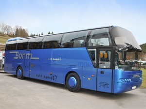 Böhm bus blau